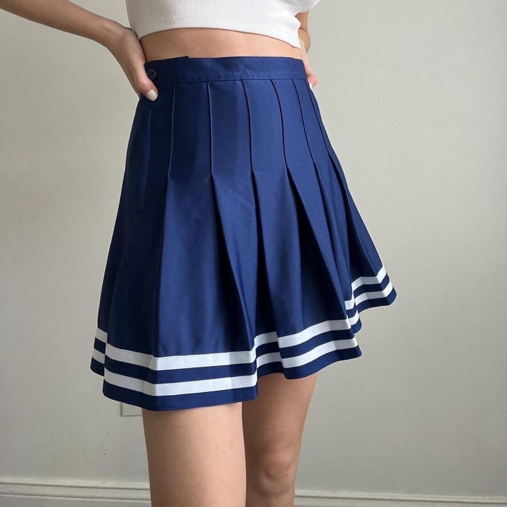 Blue Cheerleader Skirt